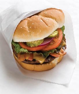 Printing burger wrapper sandwich wrapper