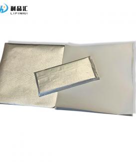 Silver Color Backed Chocolate Wrapper Packing Paper Food Printed Wax Paper Sheet with Paper Aluminum Foil Soft 500*700mm