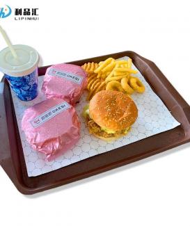 Customized Printing Cheese Burger Sandwich Wrap 5-300m10-50 Micron Aluminium Foil Packing