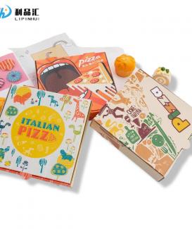 Pizza Box Package Carton Supplier Custom Design Printed Packing Bulk Cheap Pizza Boxes Boite a Pizzas with Logo